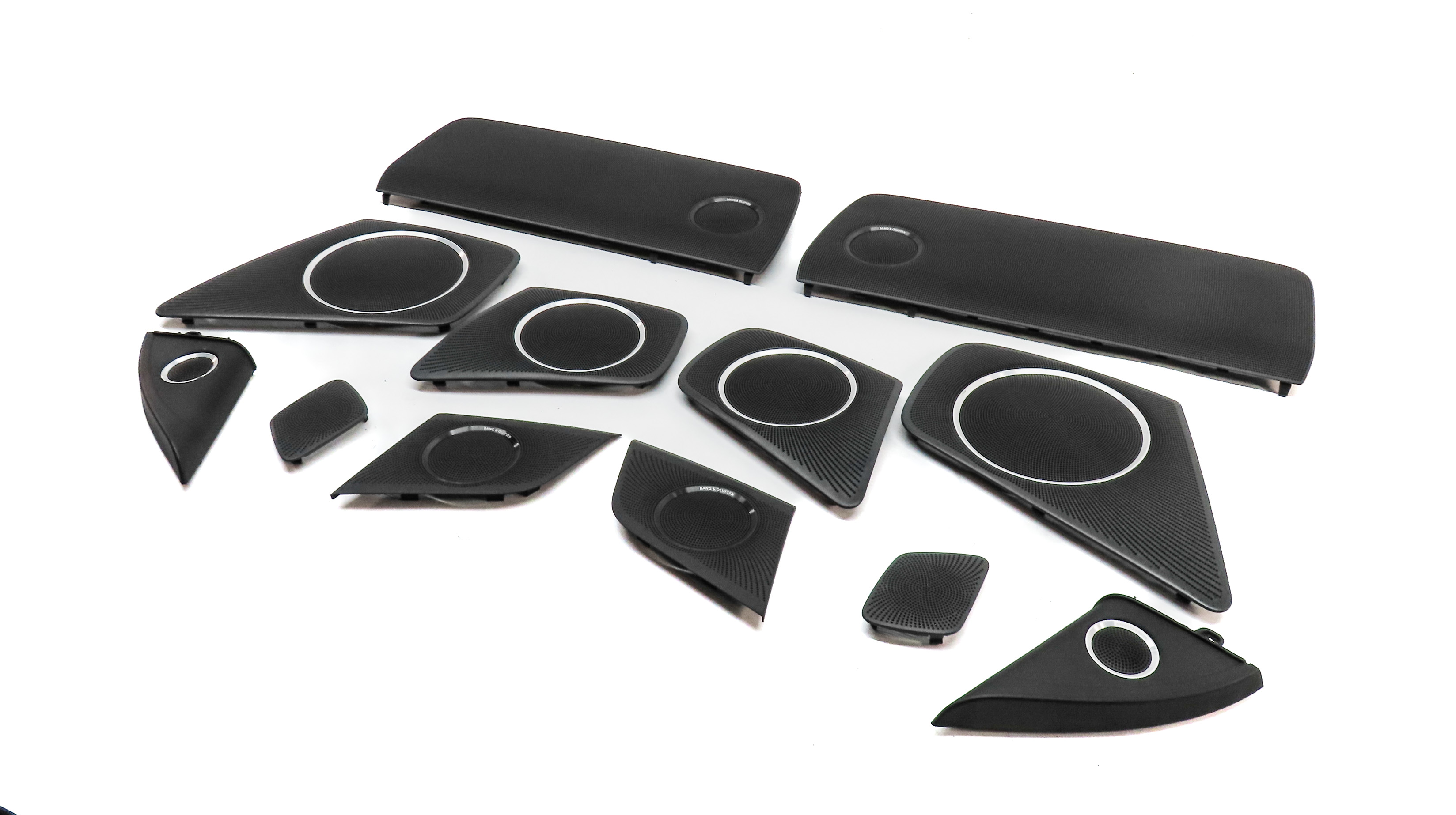 13 AUDI S4 (B8 8K) RADIO STEREO BANG & OLUFSEN AUDIO SPEAKER GRILLE COVER SET/12 — exact item pictured